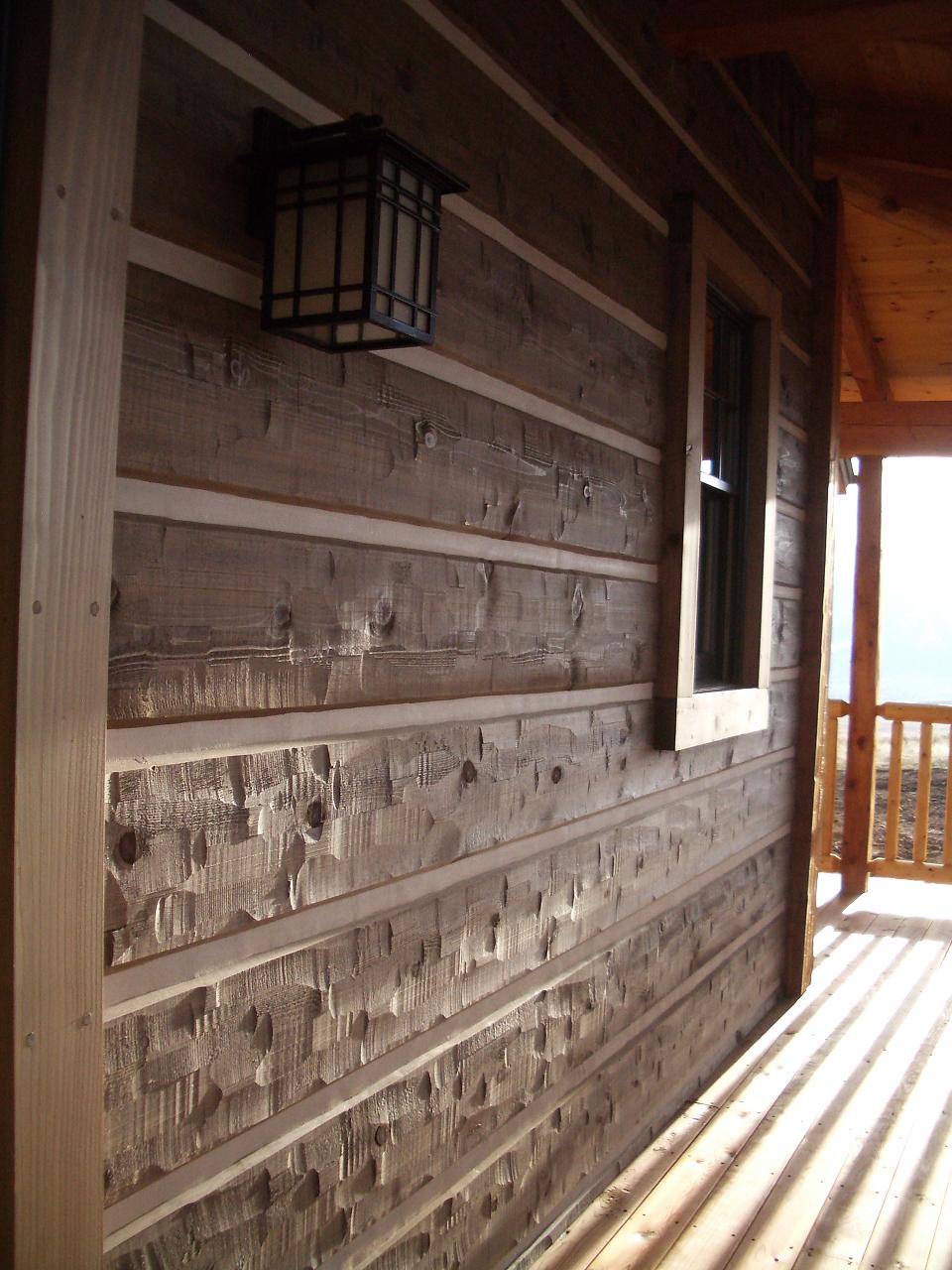 Log Siding Action Log Homes