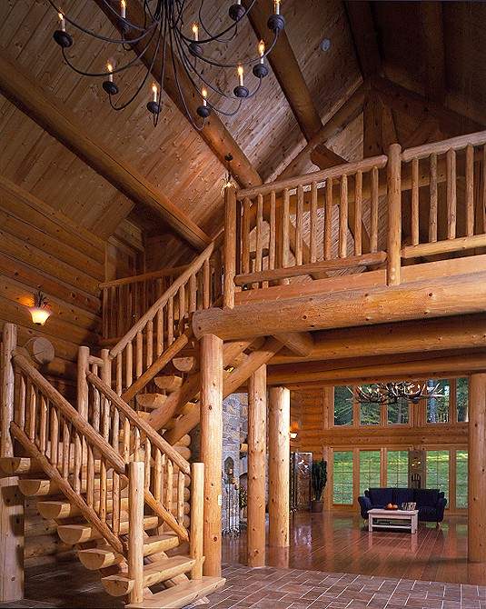 The Big Sky Action Log Homes